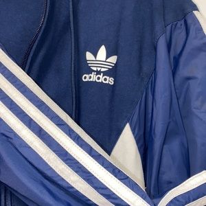 Mens Size L Navy ADIDAS Jacket